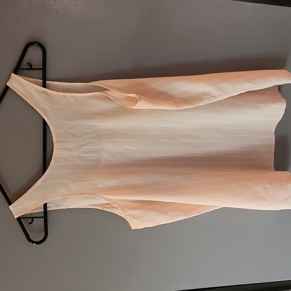 Frenchi Scoop Neck Pin Strip Tank Top - Picture 5 of 5